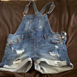 Super cute jean overalls